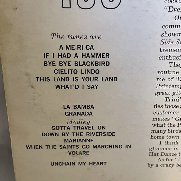 Trini Lopez Trini Lopez At PJ's (Vinyl, 1963) Reprise RS-6093 Good LP Record - Picture 4 of 12